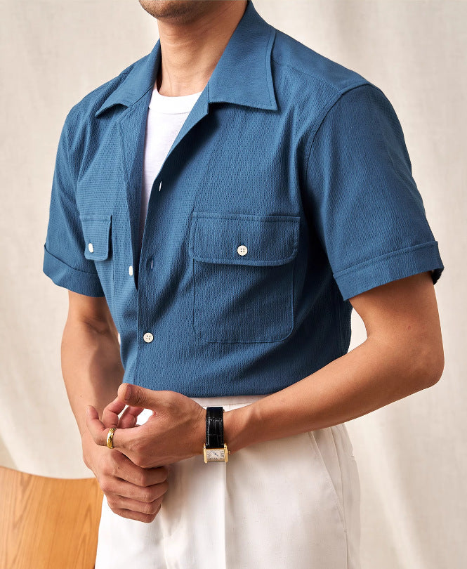 British Cuban Collar Shirt - Retro edition